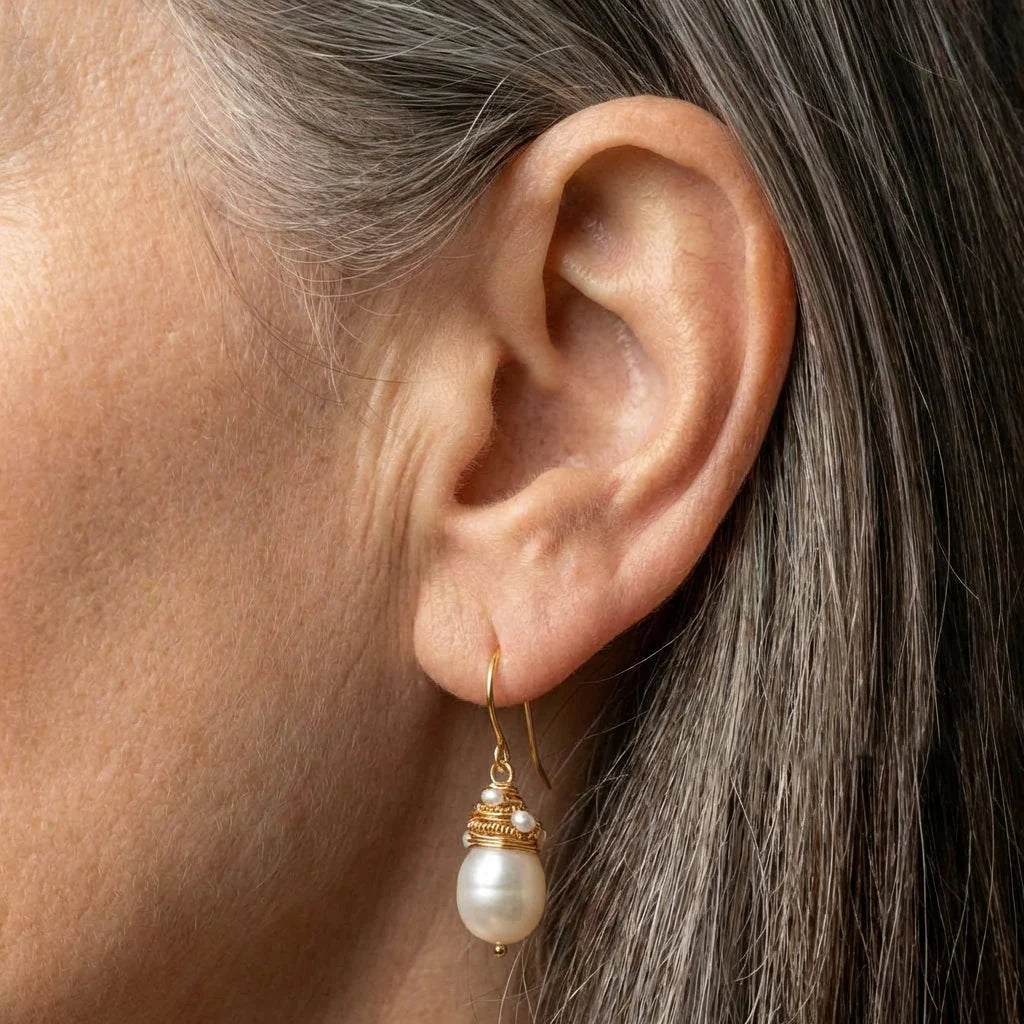 Vintage Pearl Earrings