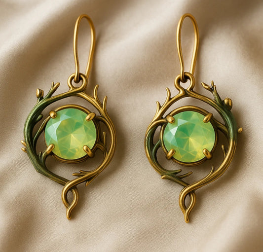 Vintage Peridot Earrings