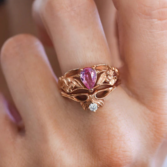 Vintage Purple Sapphire Ring