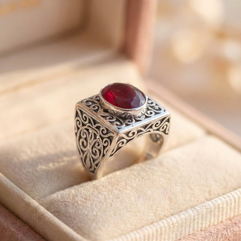 Vintage Ruby Statement Ring