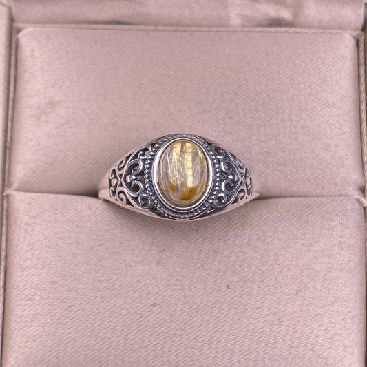 Vintage Rutile Quartz Ring