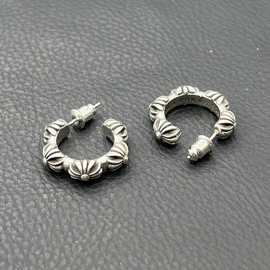 Vintage Scallop Earrings