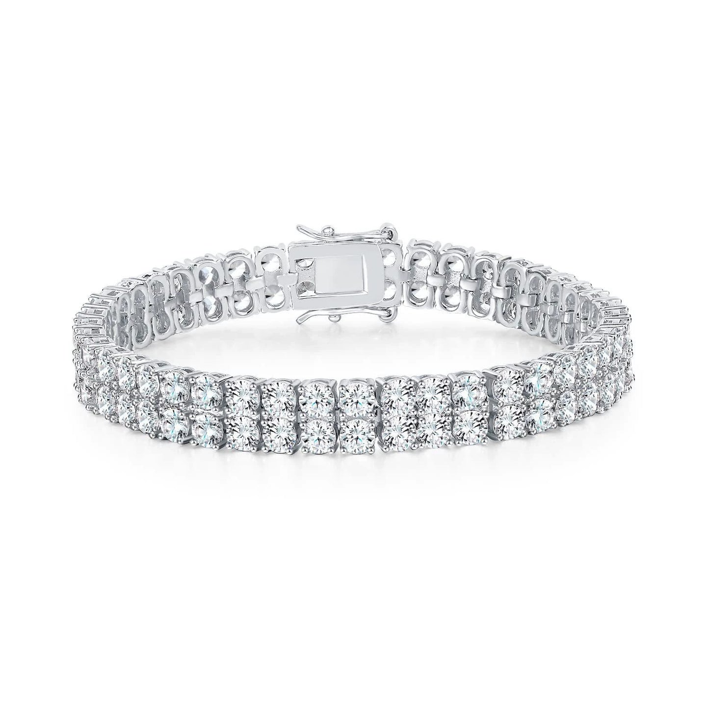 Vintage Silver Double Row