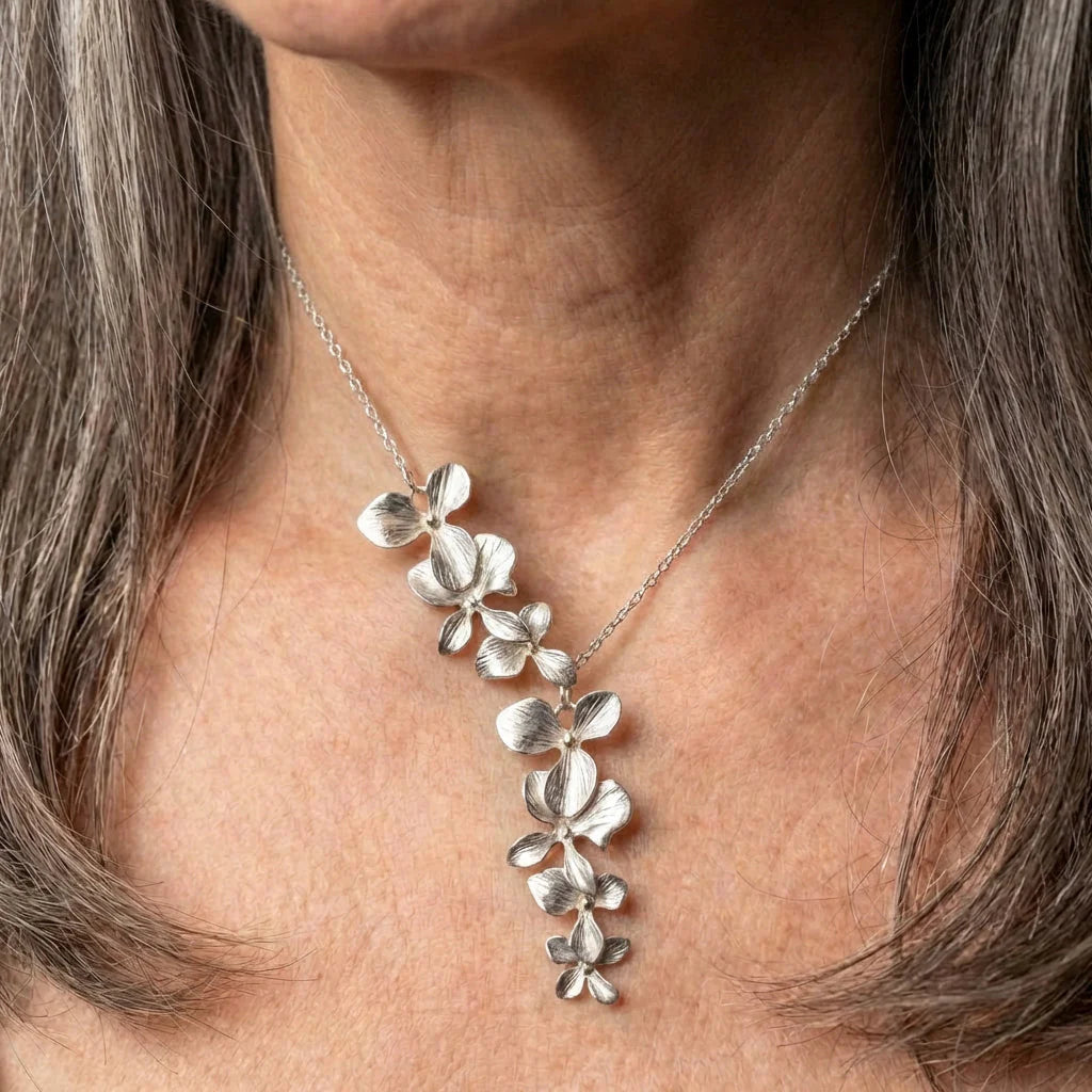 Vintage Silver Flower