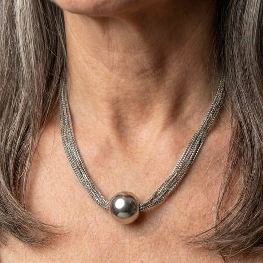 Vintage Silver Sphere
