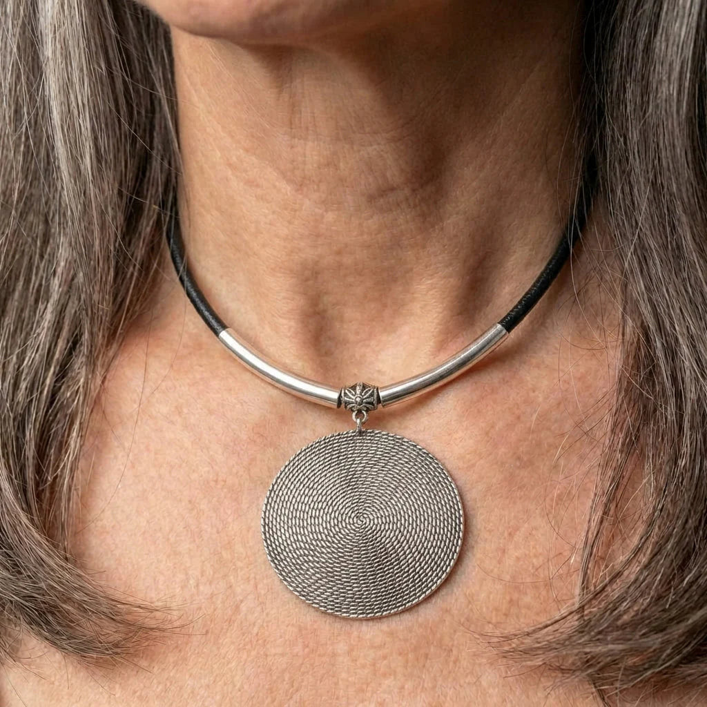 Vintage Silver Spiral