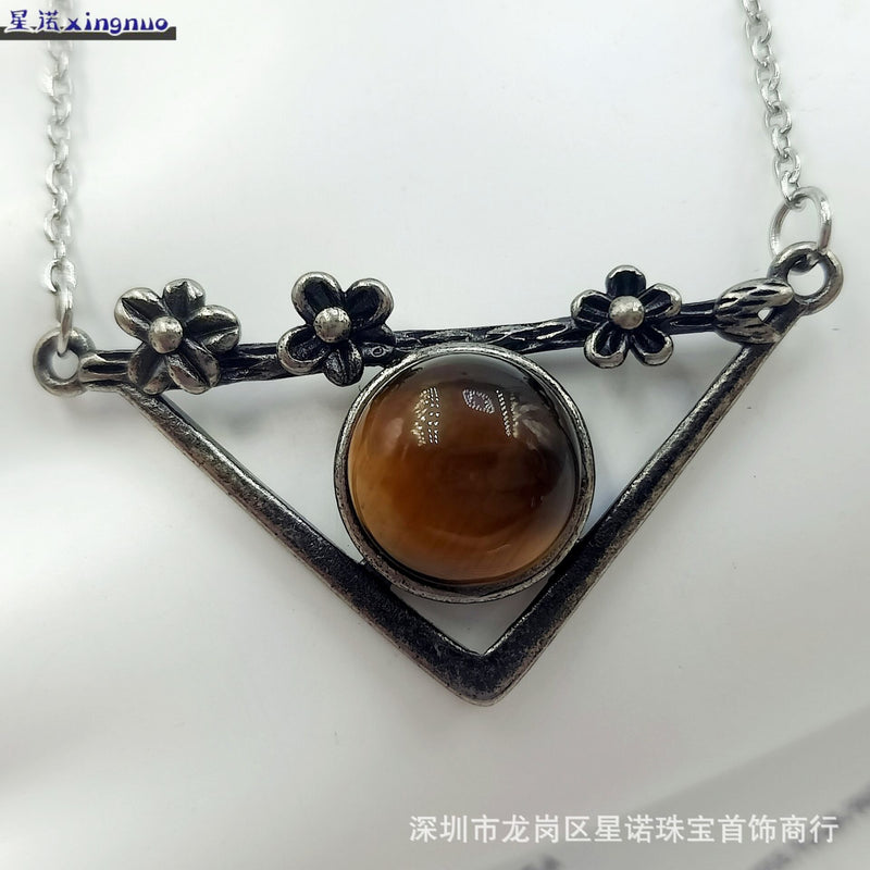Vintage Smoky Quartz Necklace