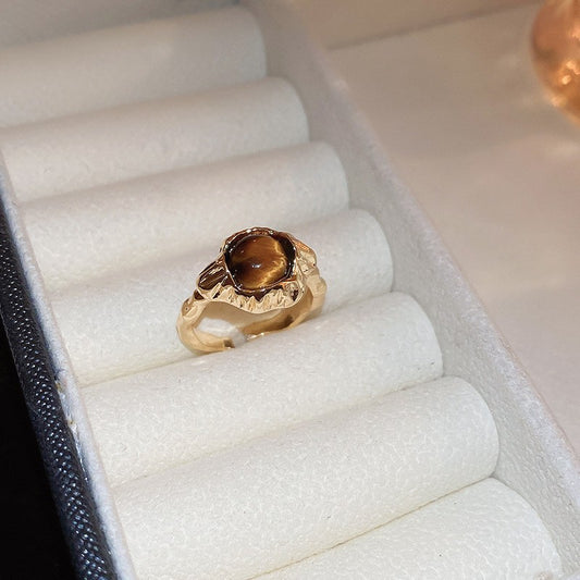 Vintage Smoky Quartz Ring