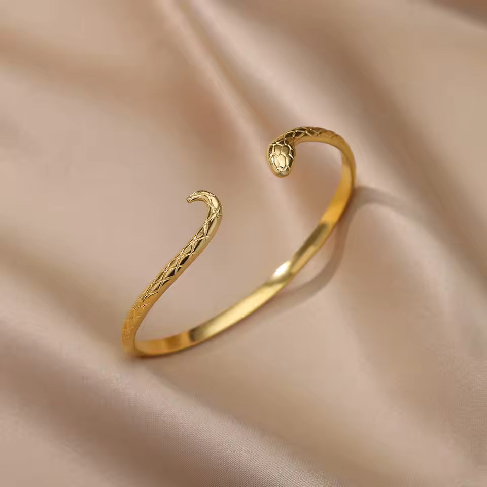 Vintage Snake Cuff