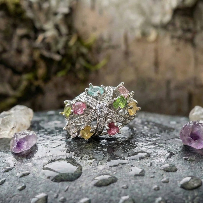 Vintage Tourmaline Cocktail Ring