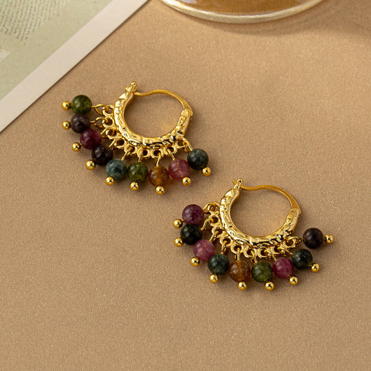Vintage Tourmaline Earrings