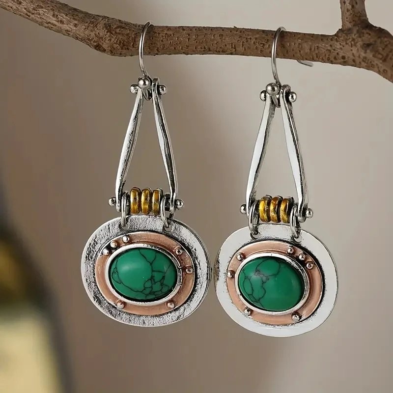 Vintage Turquoise Dangle Earrings