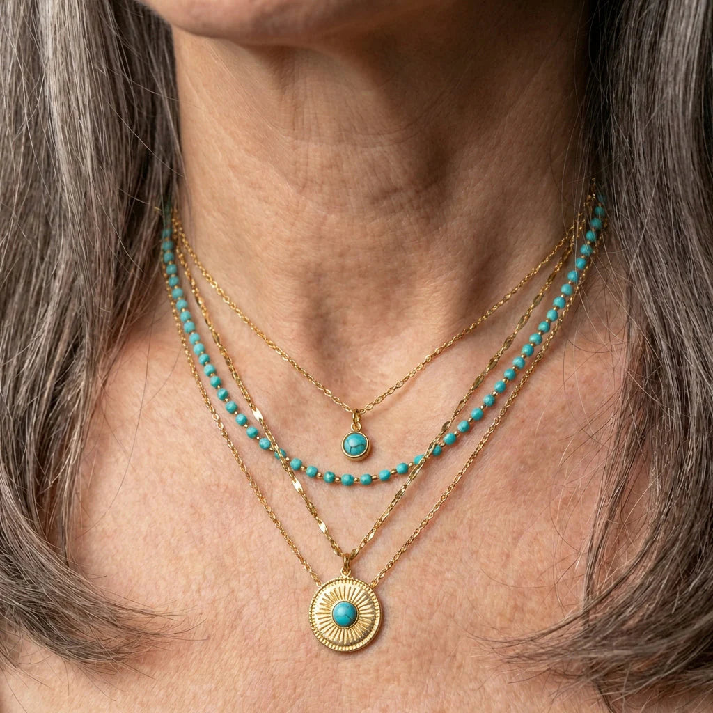 Vintage Turquoise Pendant