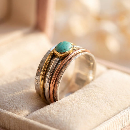 Vintage Turquoise Statement Ring