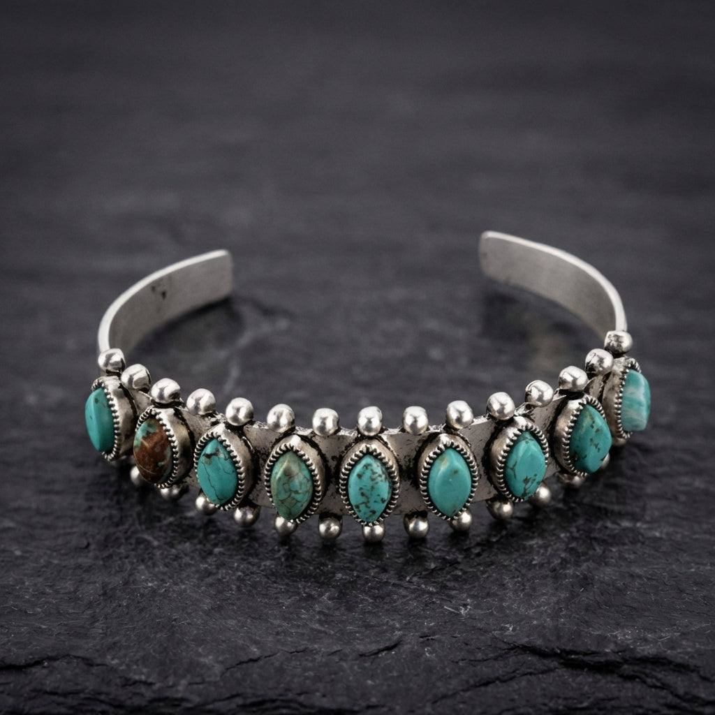 Vintage Turquoise Stone Bracelet