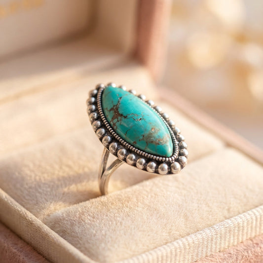 Vintage Turquoise Stone Ring