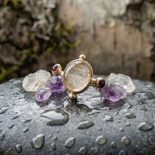 Vintage White Stone Ring