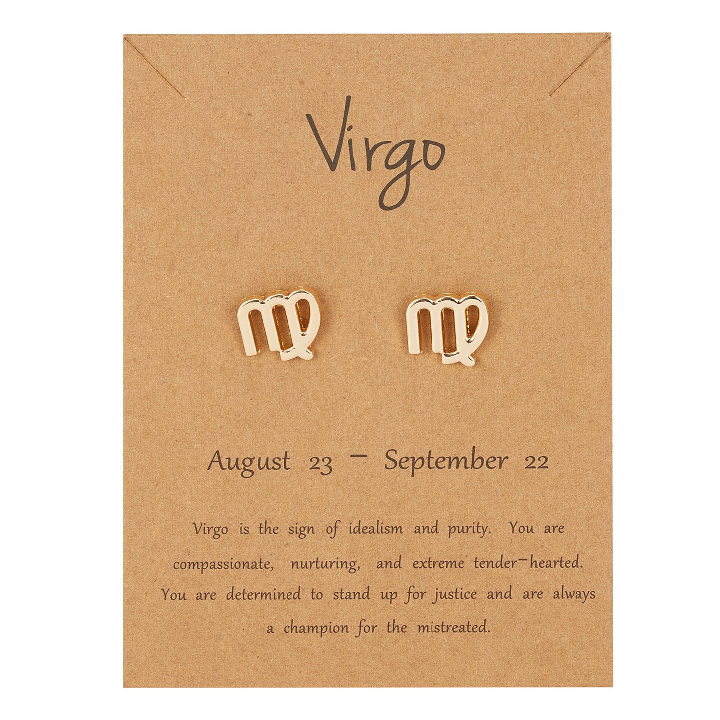 Virgo Zodiac Earrings