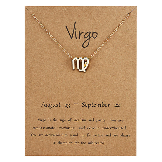Virgo Zodiac Necklace