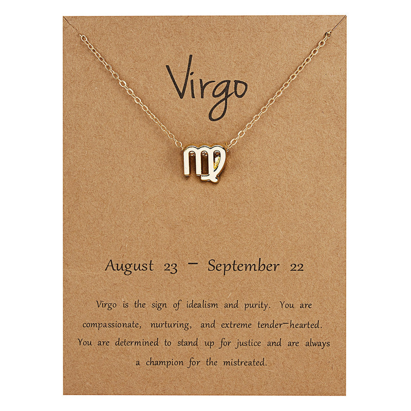 Virgo Zodiac Necklace
