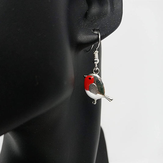 Whimsical Robin Earrings