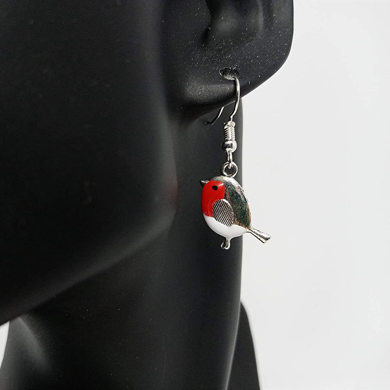 Whimsical Robin Earrings