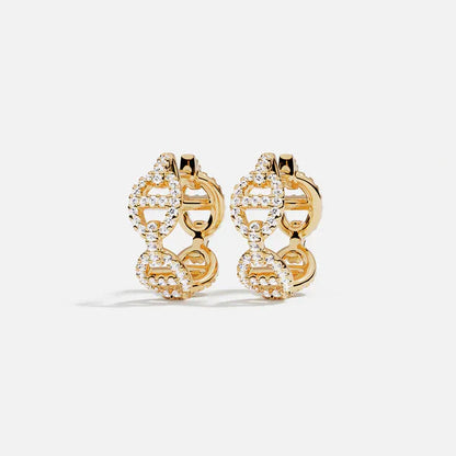 Isla Marina Gold Hoop Earrings