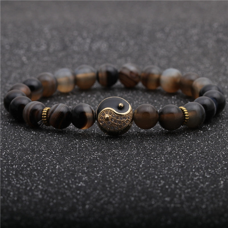 Yin Yang Tiger Eye Bracelet