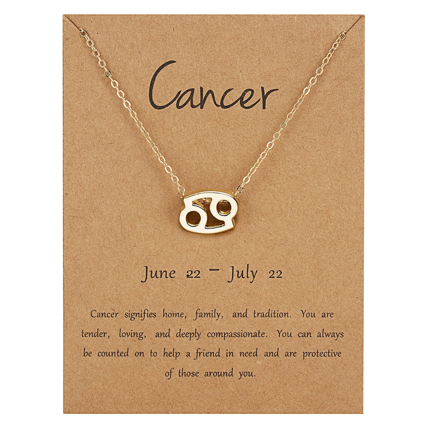 Zodiac Cancer Necklace