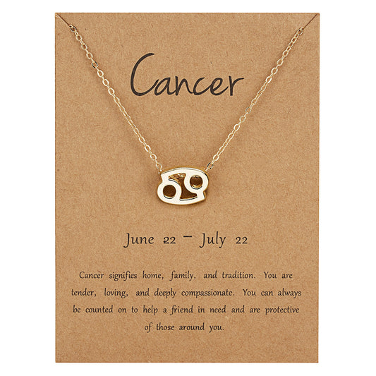 Zodiac Cancer Necklace