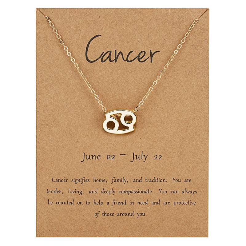 Zodiac Cancer Necklace