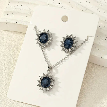 Katya Azuryn White Gold Jewelry Set