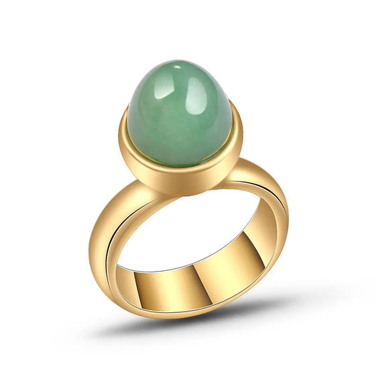 Vintage Green & Gold Ring