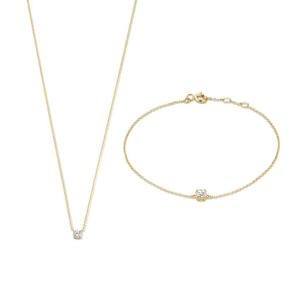 Cléa Moissanite Gold Set