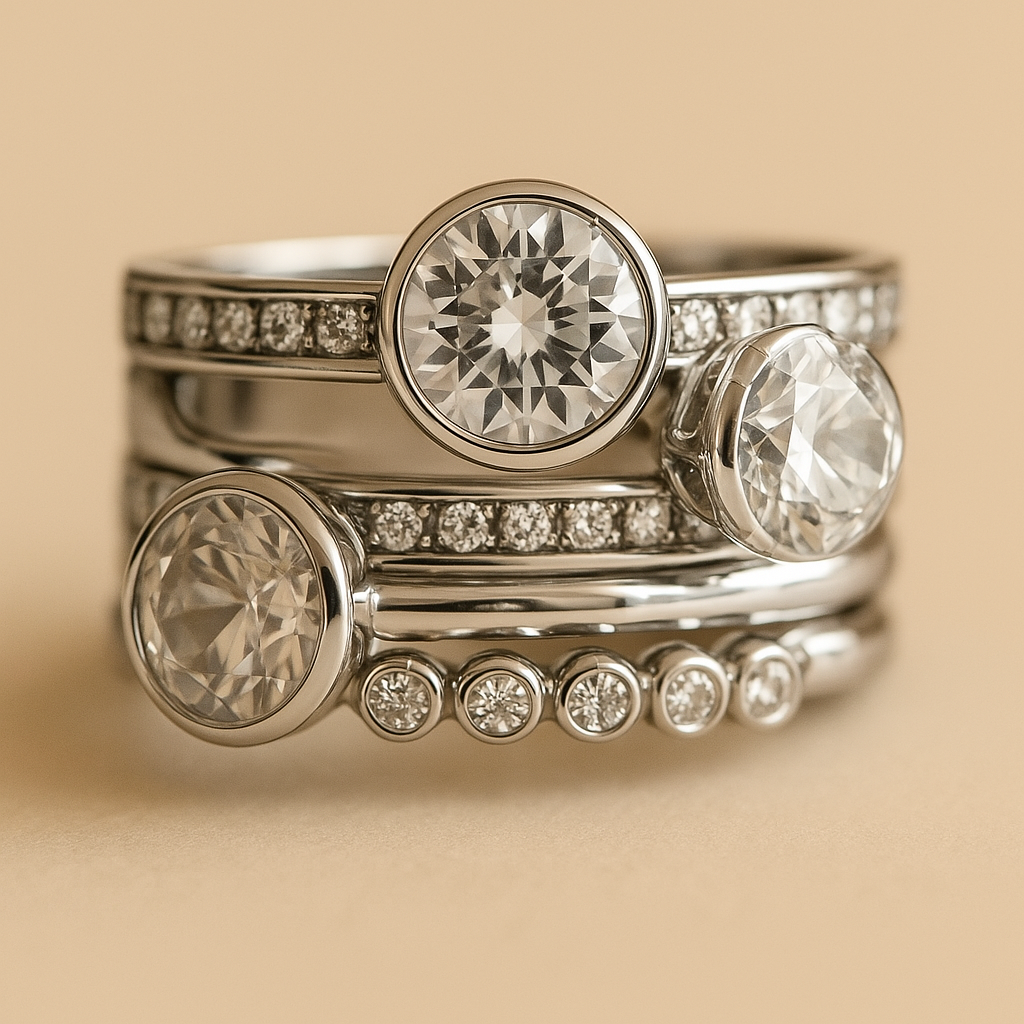 Gemini — Regal Flame Ring Set