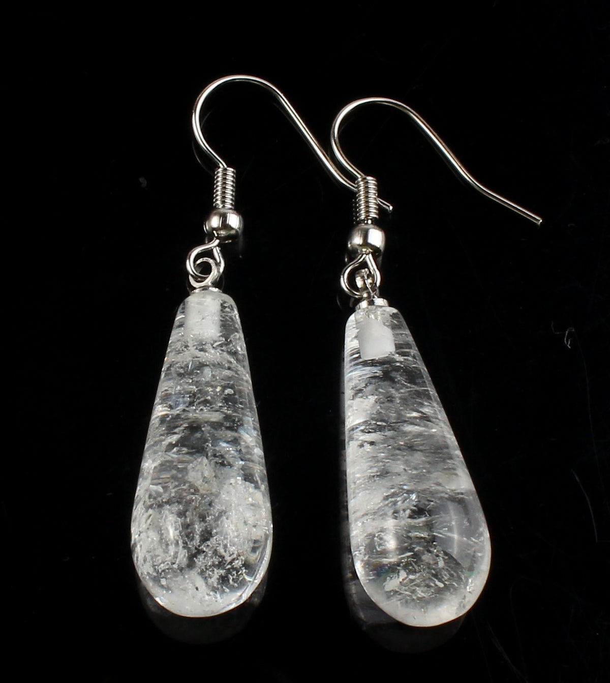 Raw Aquamarine Drop Earrings