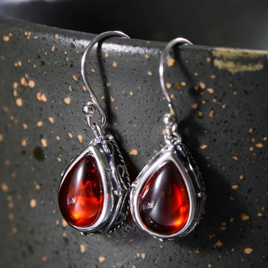Vintage Garnet Earrings