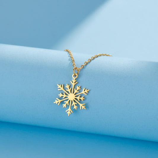 Bright Snowflake Necklace
