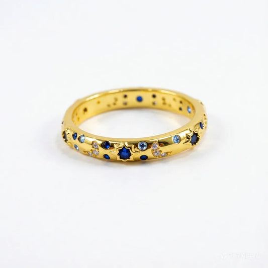Blue Trail Rose Forged Ring