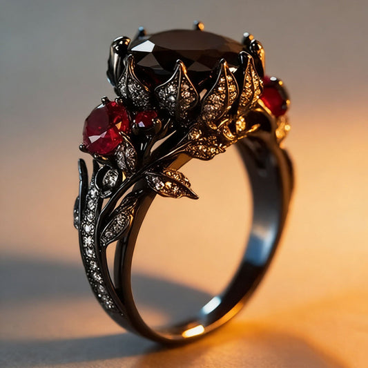 Red Starlight Crystal Ring